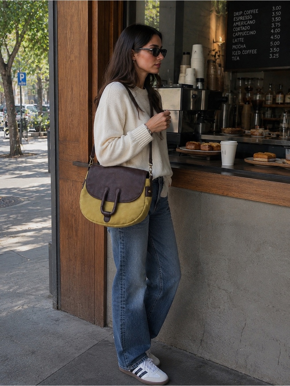 🔥 Free w Purchase 🔥 Vera Wang Simply Casual Messenger Crossbody Bag